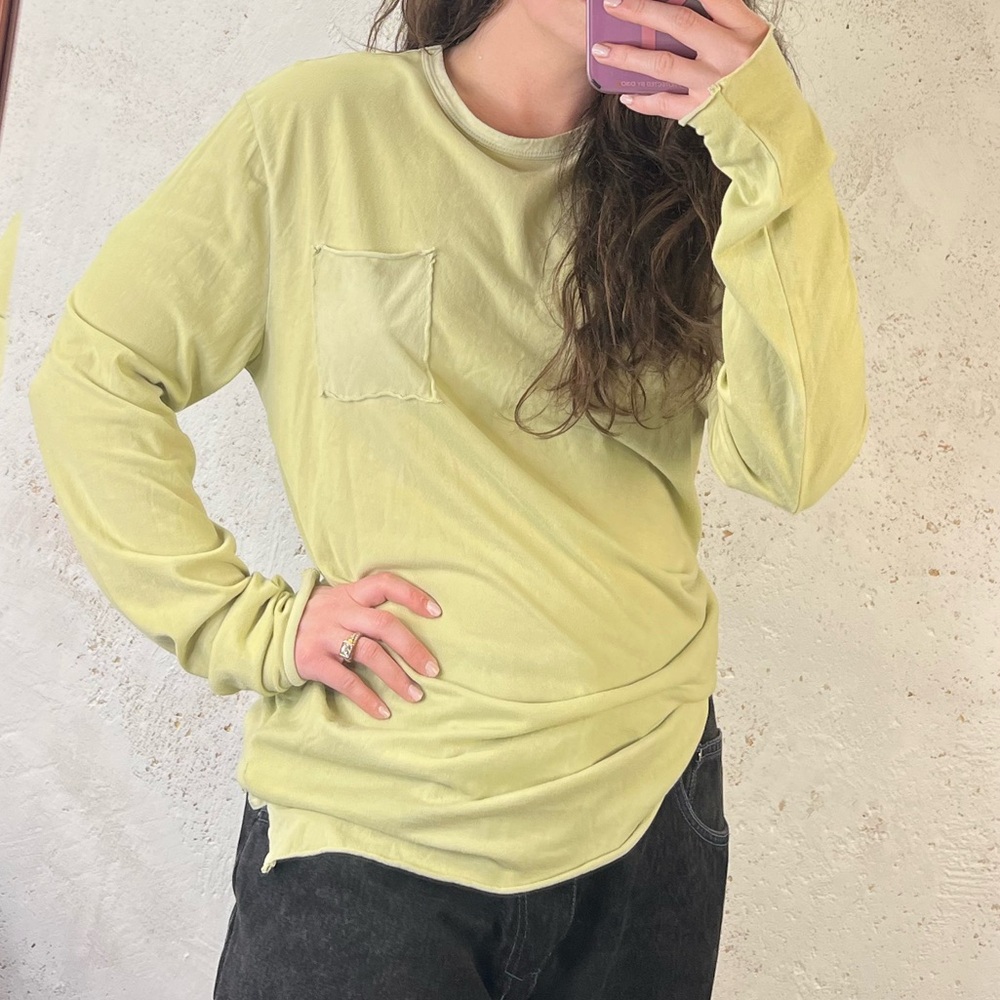 Cotton Citizen Light Green Long Sleeve Top - Picture 12 of 13